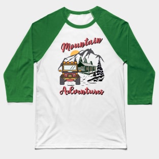 Mountain Adventure Baseball T-Shirt